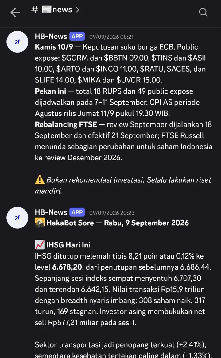Profil HakaBot di Discord