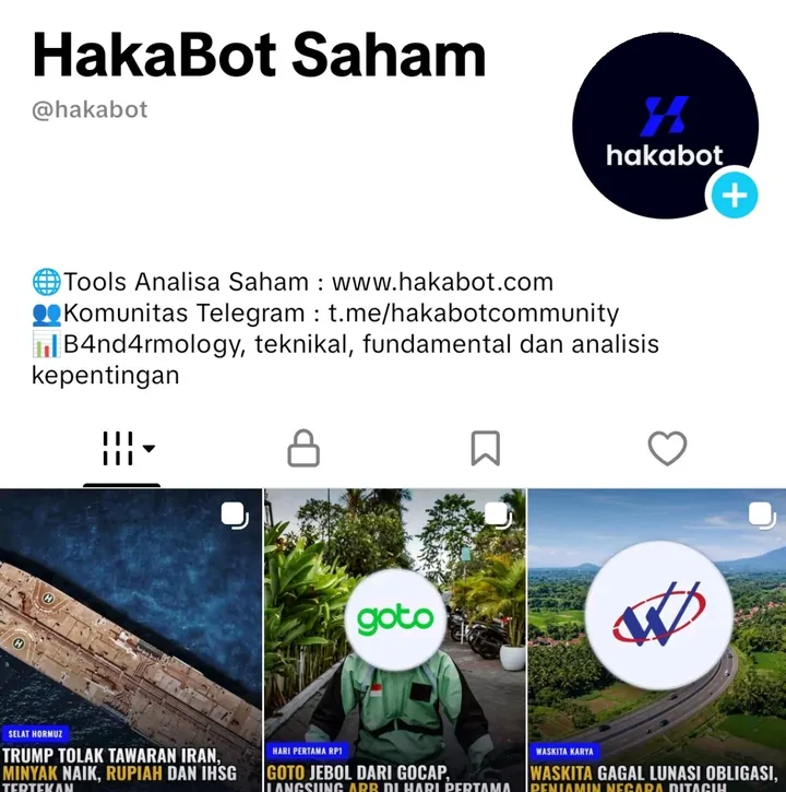 Profil HakaBot di TikTok